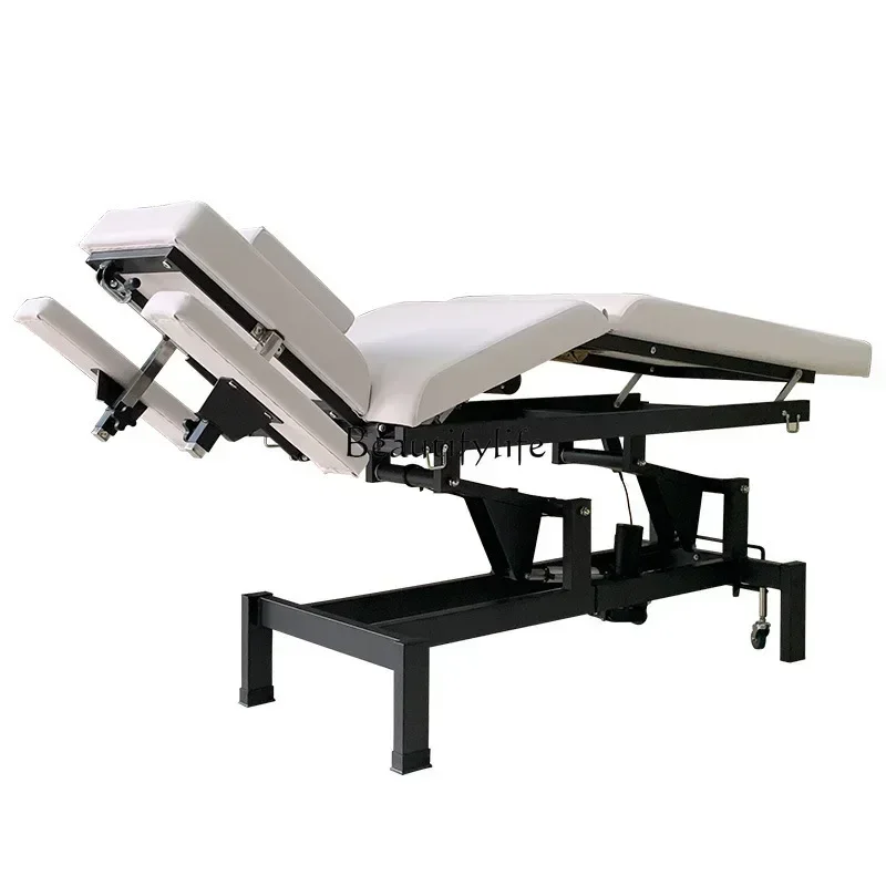 LJYElectric Beauty Bed Bone Setting Physiotherapy Chiropractic Rehabilitation Treatment Massage Tattoo Bed for Tuina Lifting Cha