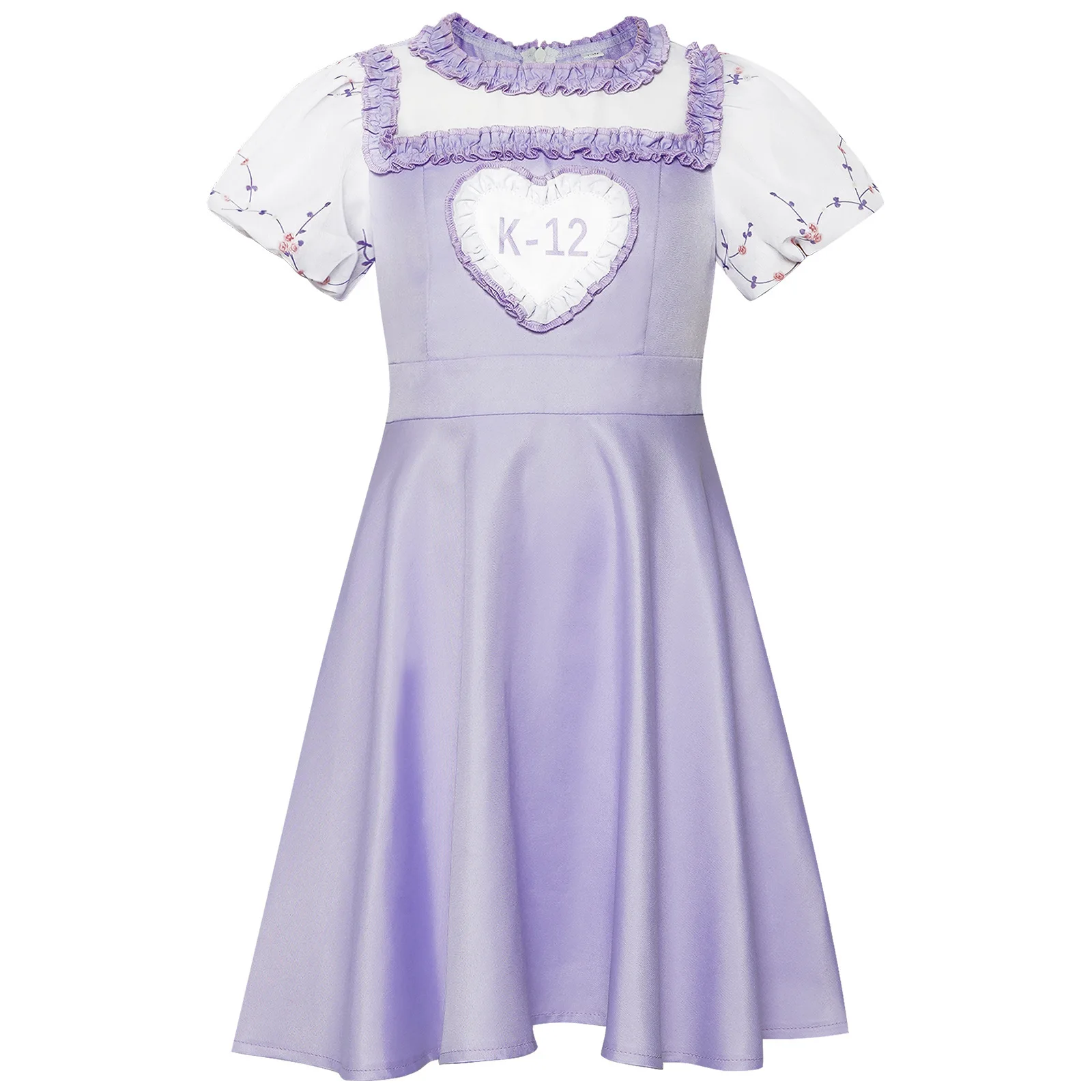 ชุดคอสเพลย์ K2Cos สีชมพูม่วง ดร.โลวีน บทบาทเด็กน้อยขี้แงไปโรงเรียน ชุดการแสดงแนวชาติพันธุ์สำหรับผู้หญิง