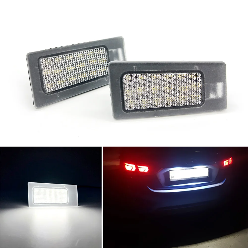 

1 пара для Kia Ceed SW Cerato MK3 Forte Koup для KX3, высокая яркость, белый светодиод, подсветильник номерного знака