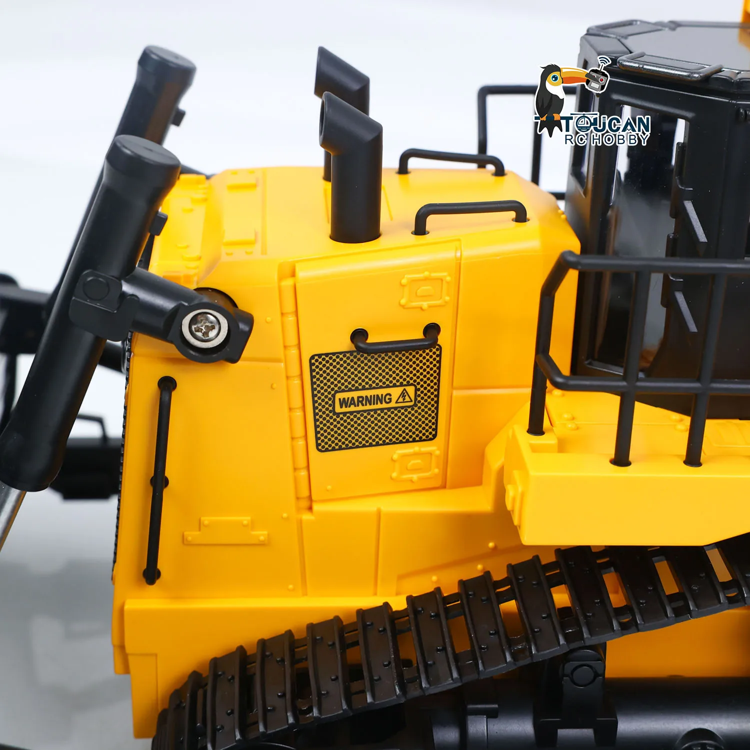 RC Bulldozer HUINA 1554 1/16 Elektrischer Ferngesteuerter Bulldozer RTR Metall-Ripper Lichteffekt Batteriebetriebenes Fertigmodell Geschenke – Detail 18