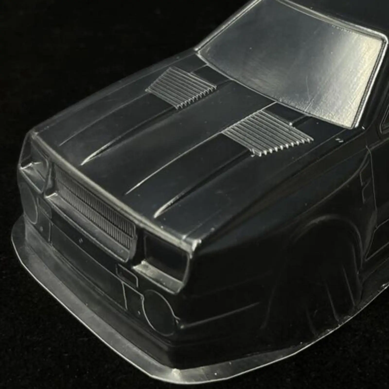 

1/28 RC Car Body RC Clear Body, Wheelbase 98mm, Unpainted Body Shell Cover RC Car 1/28 Spare Parts,