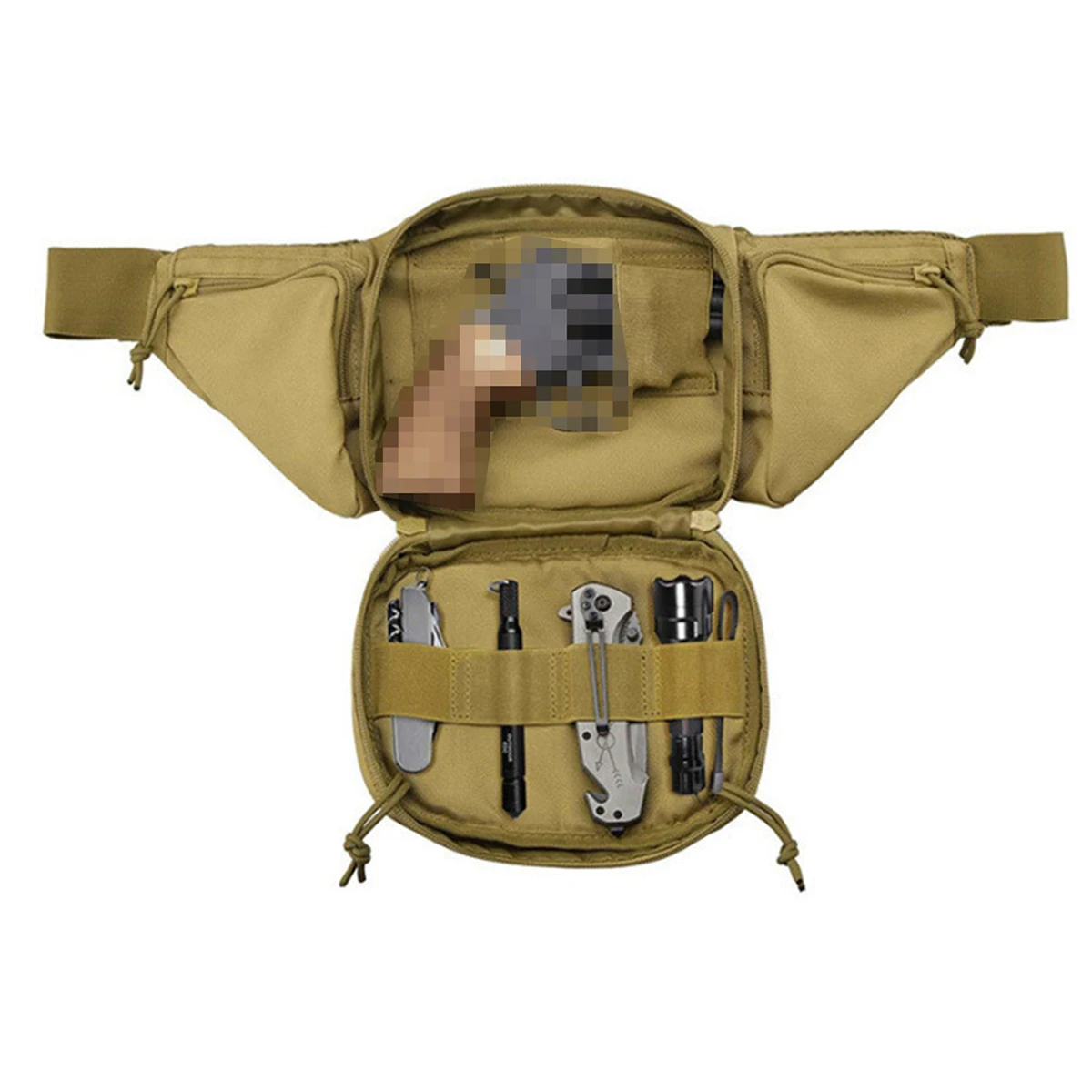 Man Tactical Waist Bag Gun Army Military Fanny Pack Camping Bodypack Hiking Phone Sports Belt Bags Chest Hunting Pack Climb Bag