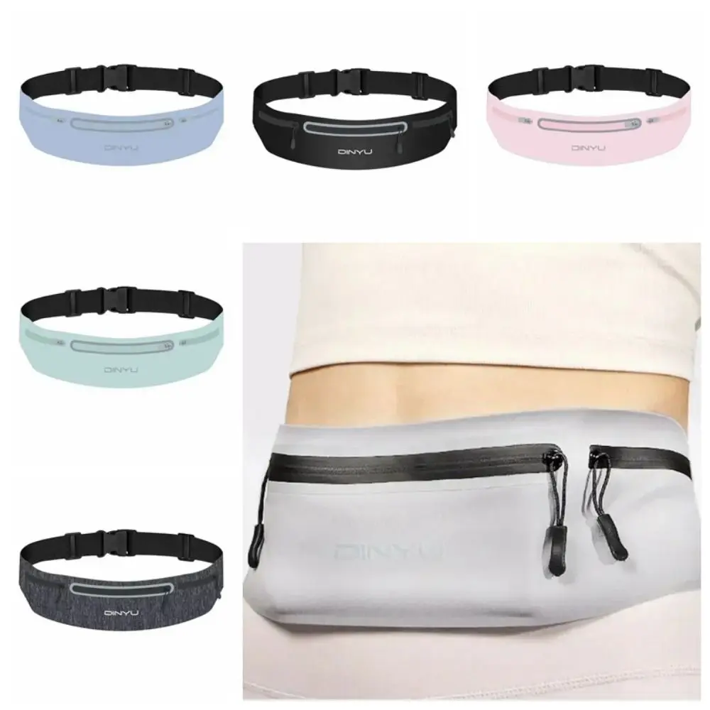 

Waterproof Running Waistband Lightweight Portable Marathon Running Sports Belt Bag Invisible Adjustable Sports Fanny Pack