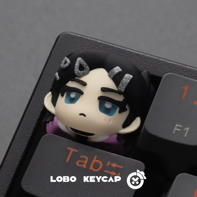 Valorant Keycap الراتنج مخصص Q-نسخة جيت Keycap الطرفية شخصية E-الرياضة الملحقات الميكانيكية لوحة المفاتيح ألعاب هدية