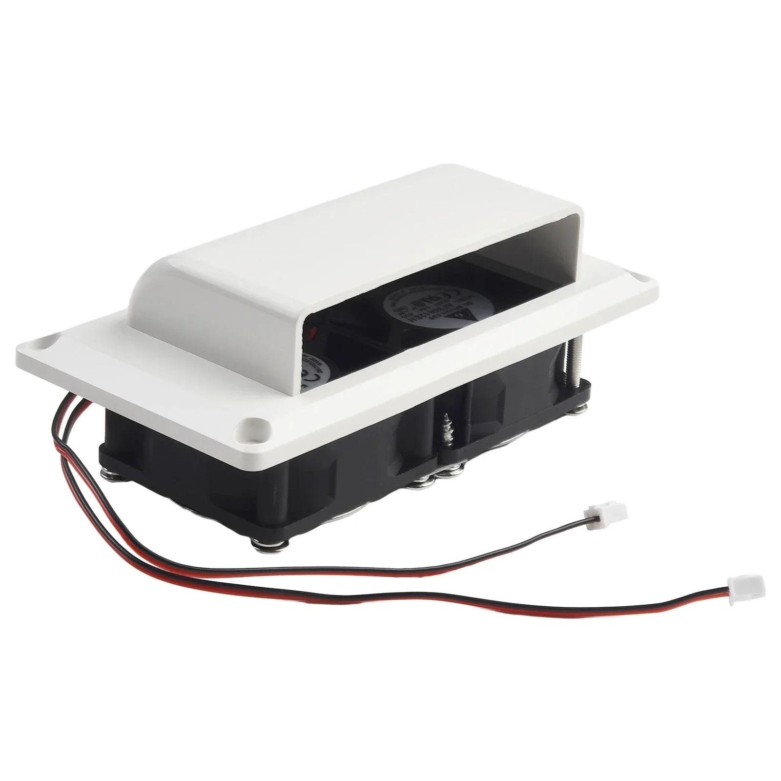 6w 12v RV Side Air Cooling Vent ventola di ventilazione plastica anticorrosione mantiene gli oggetti insoliti fuori per camper, campeggio, camper, rimorchiatore