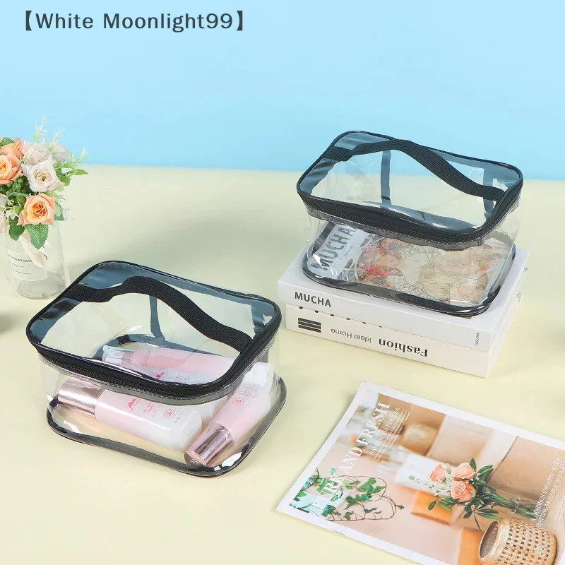 〔White〕Large Capacity Transparent Mesh Zipper Toy Storage Bag Puzzle  Block Organizer Ideal For Toy & Building Block Storage