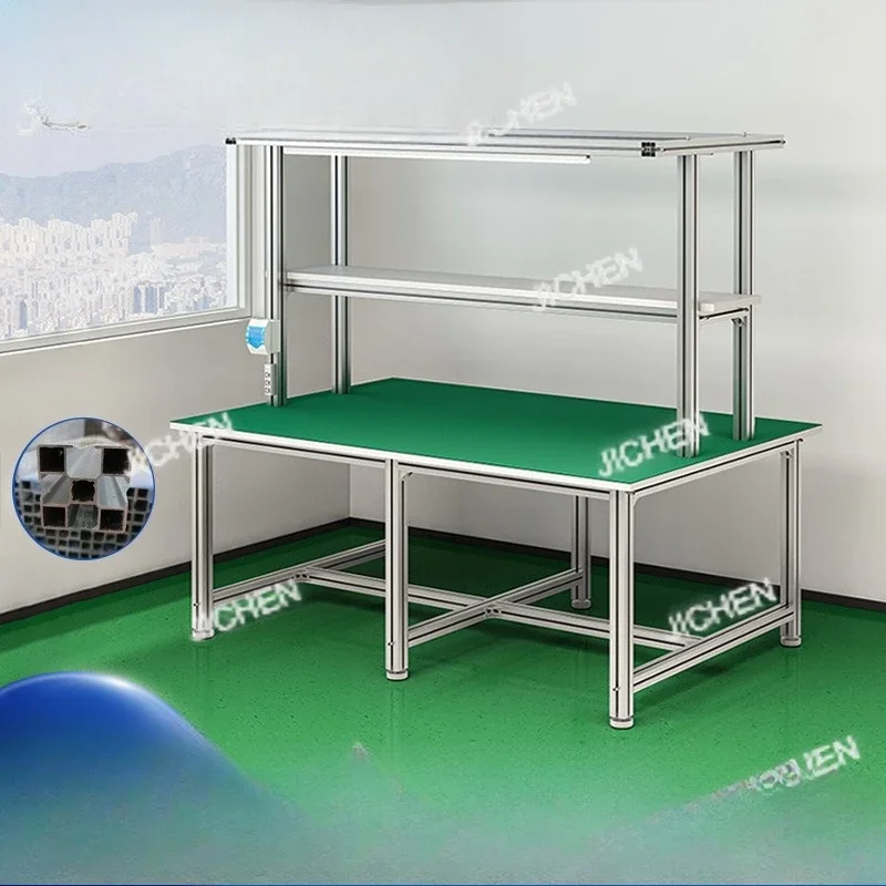 CSJC Anti-static Workbench Double-sided Aluminum Alloy Workbench Workshop Workbench Anti-oxidation