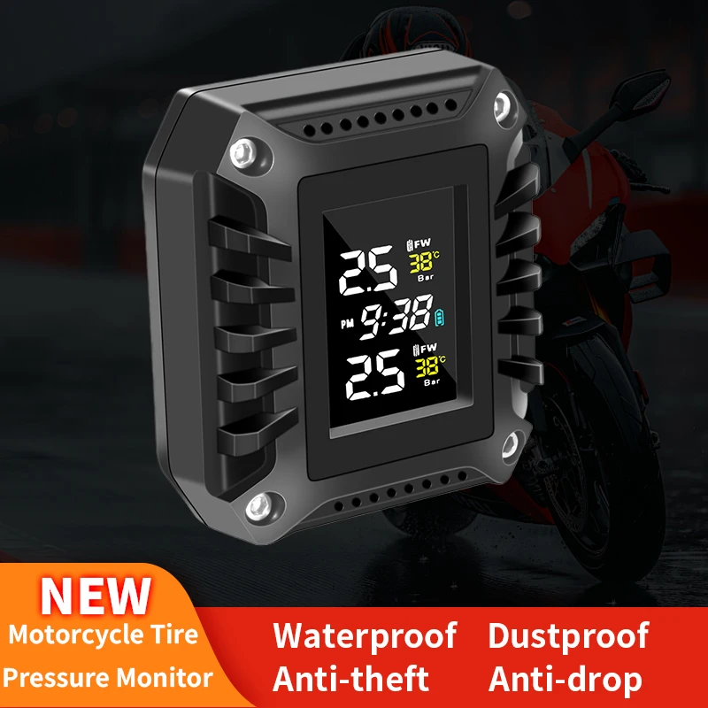 مراقبة ضغط الإطارات في الوقت الحقيقي، بدء التشغيل الذكي المقاوم للماء، مناسبة للدراجات النارية والدراجات والمركبات الكهربائية
