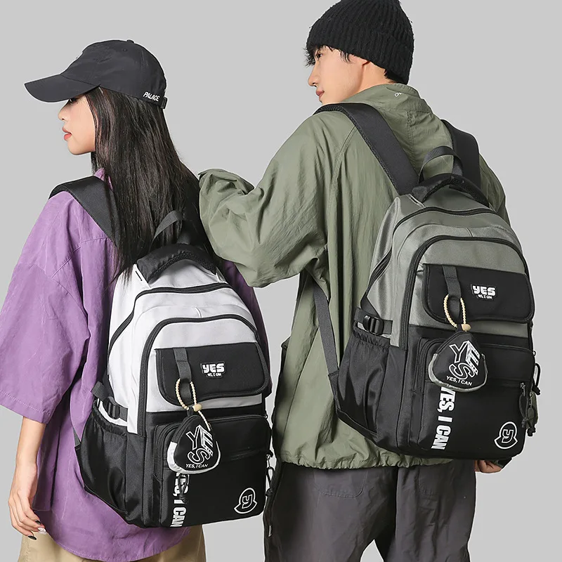 

Модный рюкзак унисекс, новый женский рюкзак из ткани Оксфорд, школьная сумка, большая вместимость, мужские дорожные рюкзаки, сумки для ноутбука