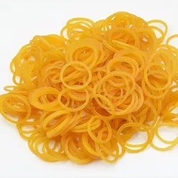 Yellow Rubber Bands,600pcs Mini Rubber Band, Small Rubber Band Strong Elastic Bands for Braids Office Supplies School 08*1.4mm