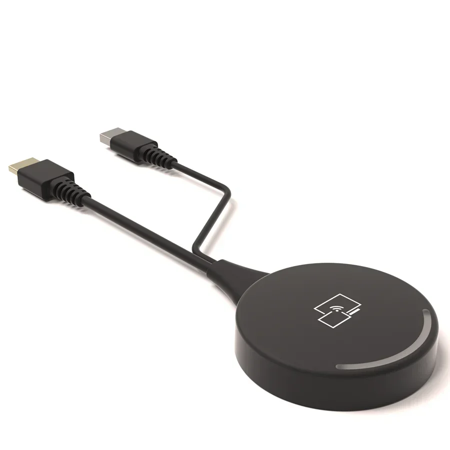 In stock1080P HDMI Dongle Wireless BYOD BYOM Sharing Device Transmitter Click Touch Button for Conference AV Projection