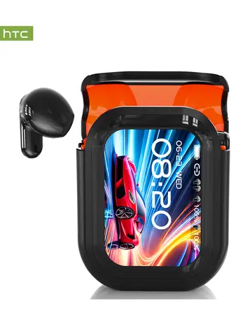 Translator HTC NE20 New Bluetooth 6.0 Wireless Headphones Translation Earphones IPX4 Waterproof Rating Long Battery Life