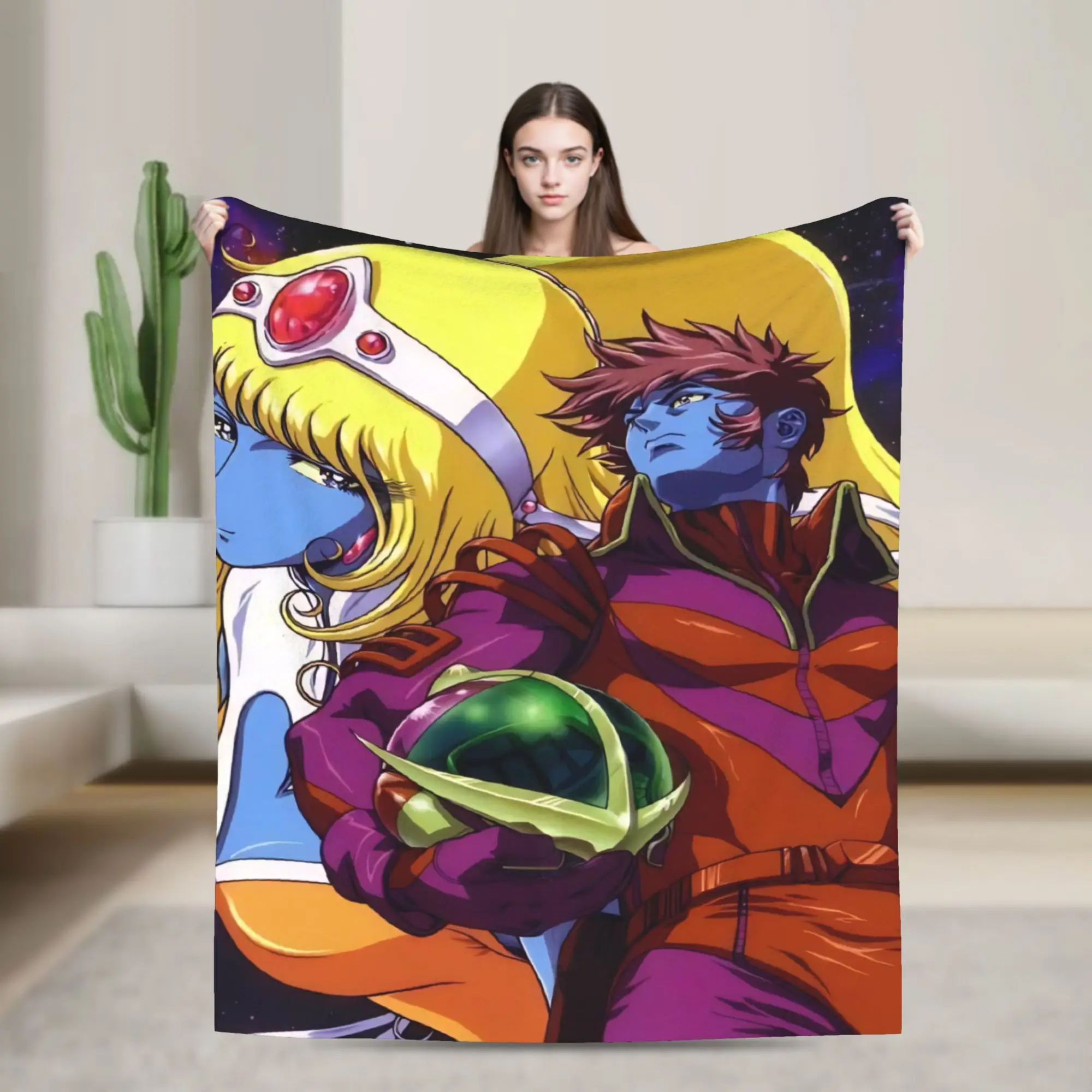 Stella Octave Arpegius Baryl Blankets Interstella 5555 Flannel Awesome Warm Throw Blankets for Bedspread Textile Decor