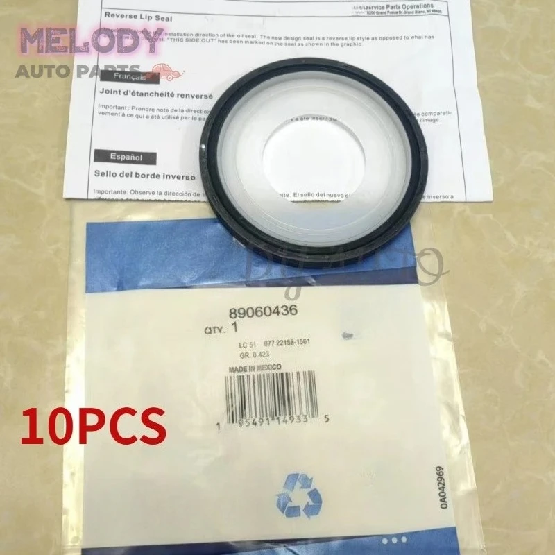 

10PCS 89060436 Crankshaft Rear Main Seal For GM EXPRESS 2500 3500 SILVERADO 1500 SIERRA 1500