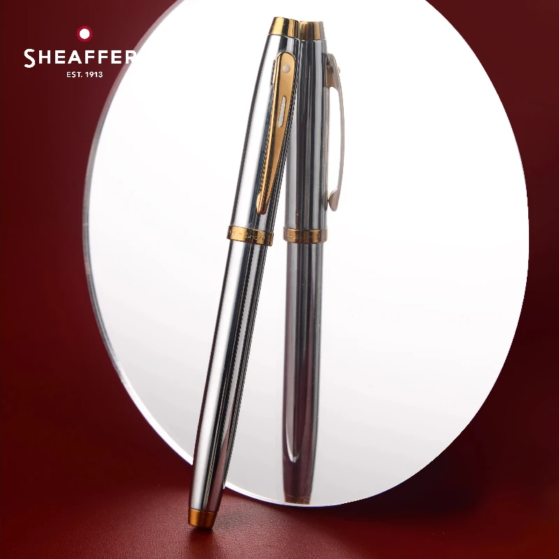 Pluma Estilográfica SHEAFFER Imperial, de Lujo, Vintage, para Negocios, con Punta de Oro de 14K, Escritura Suave, Clásica con Puntos Blancos, para Regalo