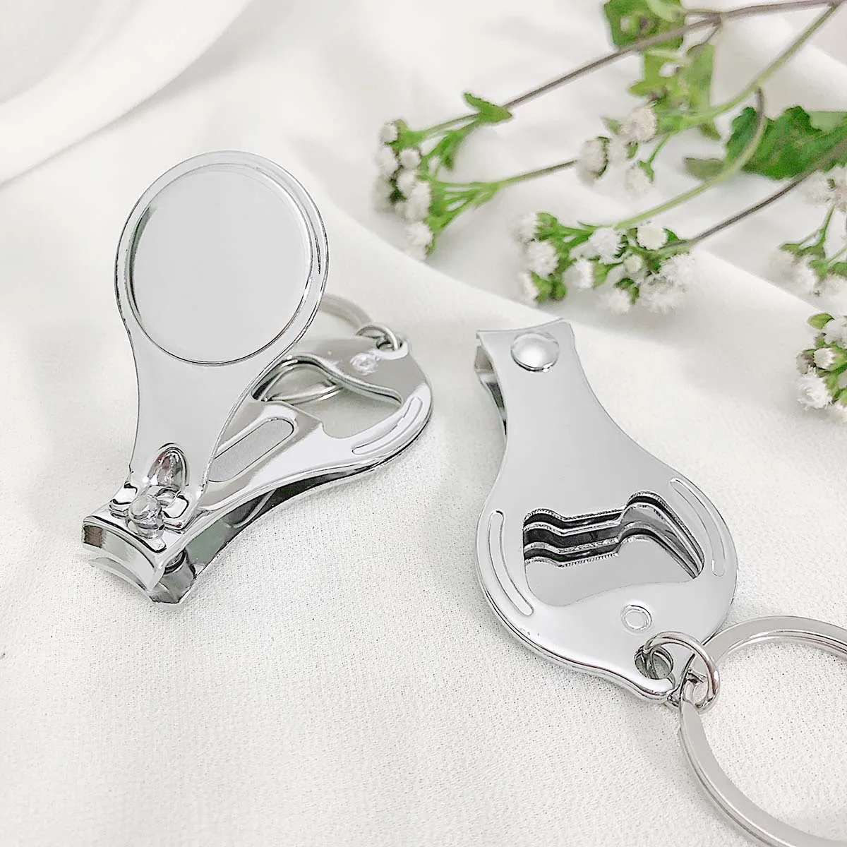 Communion Favors for Guests Personalized Nail Clipper Keychain with Bottle Opener First Communion Party Favors