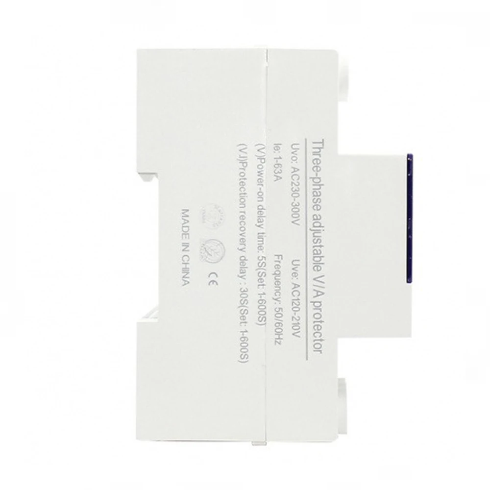3P+N Voltmeter Ammeter Adjustable Overvoltage Undervoltage Current-limiting Protection Monitor Phase Squence Protection