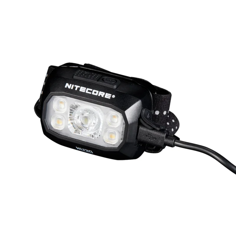 Nitecore NU30 Rechargeable Lightweight Headlamp 500Lumens 4-core UHE LED Waterproof Headlight Incldue Battery