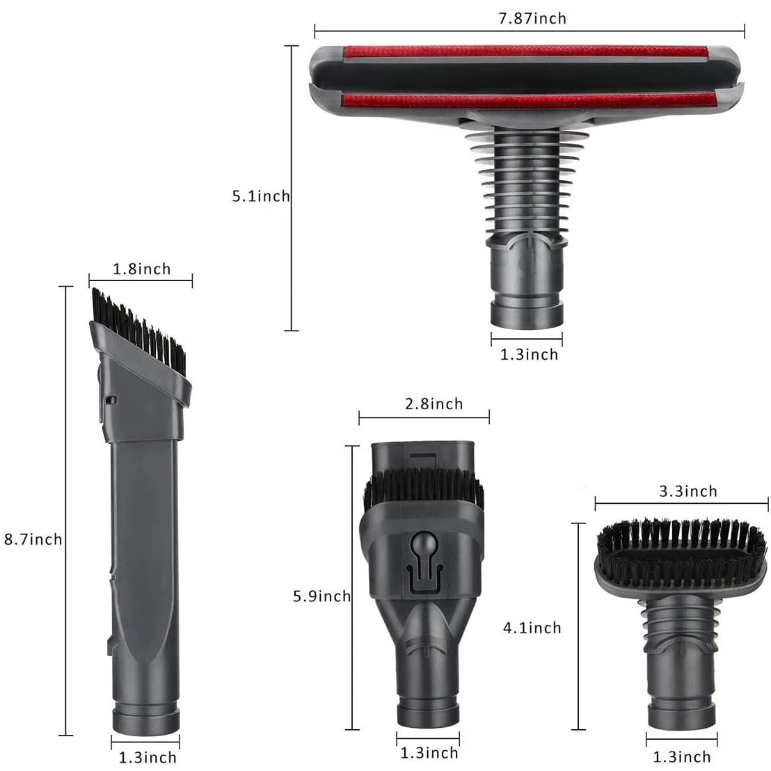 4 Pack Vervangende Bijlagen Gereedschapset Voor V6 Dc35 Dc44 Dc58 Hulpstukken Thuis Schoonmaakgereedschap Borstel