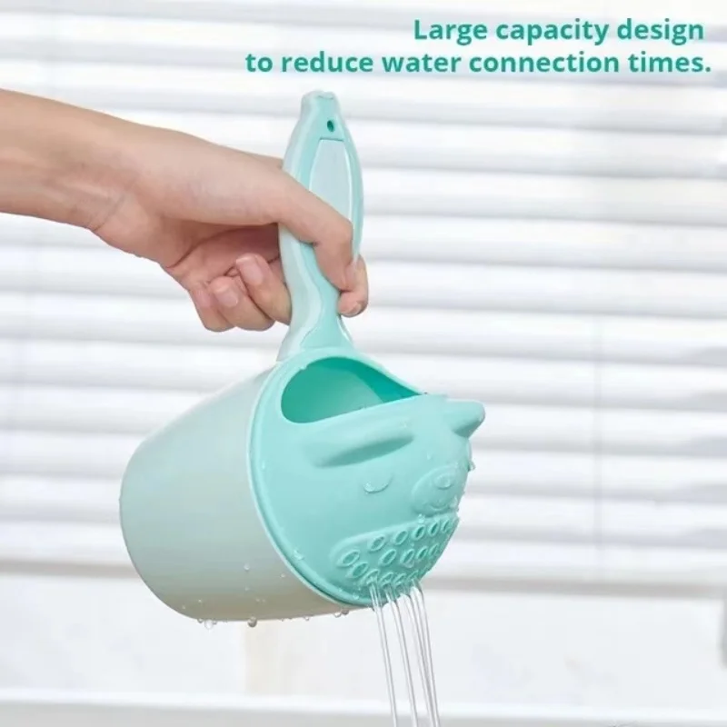 (2 colors)Protect Your Baby Eyes with This Shampoo Rinse Cup Multifunctional Bathing Supplies Shower Tools for Kids