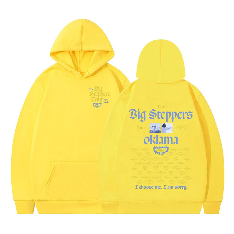 Rapper Kendrick Lamar Hoodie Mr. Morale & The Big Steppers Tour 2022 Print Hooded Fleece Sweatshirts Men\'s Hip Hop Streetwear