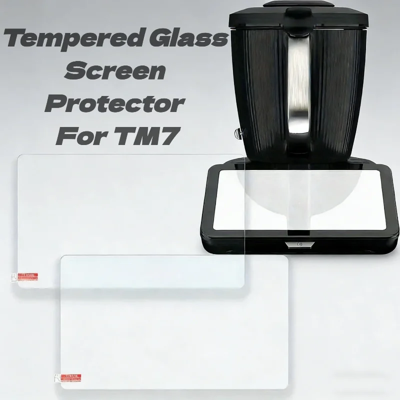 

1/2 шт., защитная пленка из закаленного стекла для домашних животных для Thermomix TM.7, защита от царапин и отпечатков пальцев, HD прозрачные аксессуары для миксера