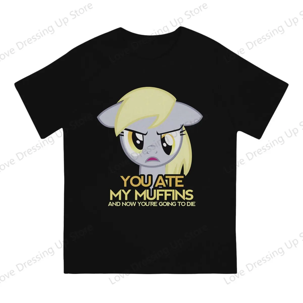 Mlp 100% Camiseta deportiva de algodón para hombre, camisetas esenciales de manga corta con Muffins, camiseta Harajuku, camisetas divertidas