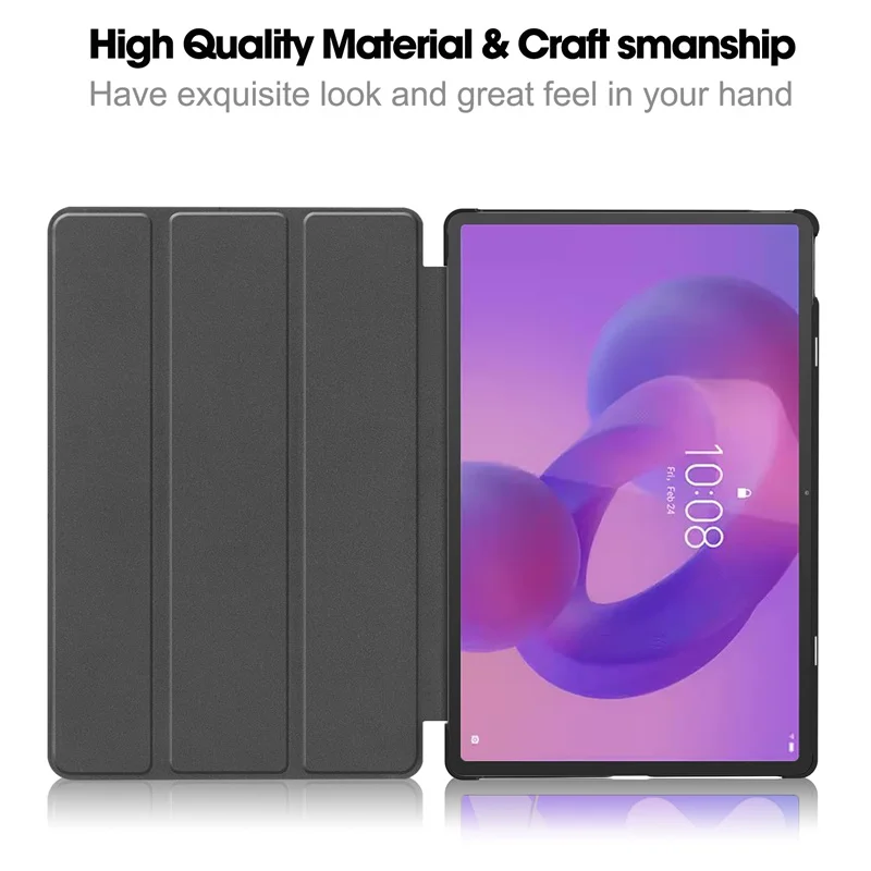 Dla Lenovo Idea Tab Pro Etui 12,7" Inteligentne magnetyczne skórzane malowane etui Dla Lenovo Idea Tab Pro 12,7 2025 TB373FU Etui Coque — zdjęcie produktu 2