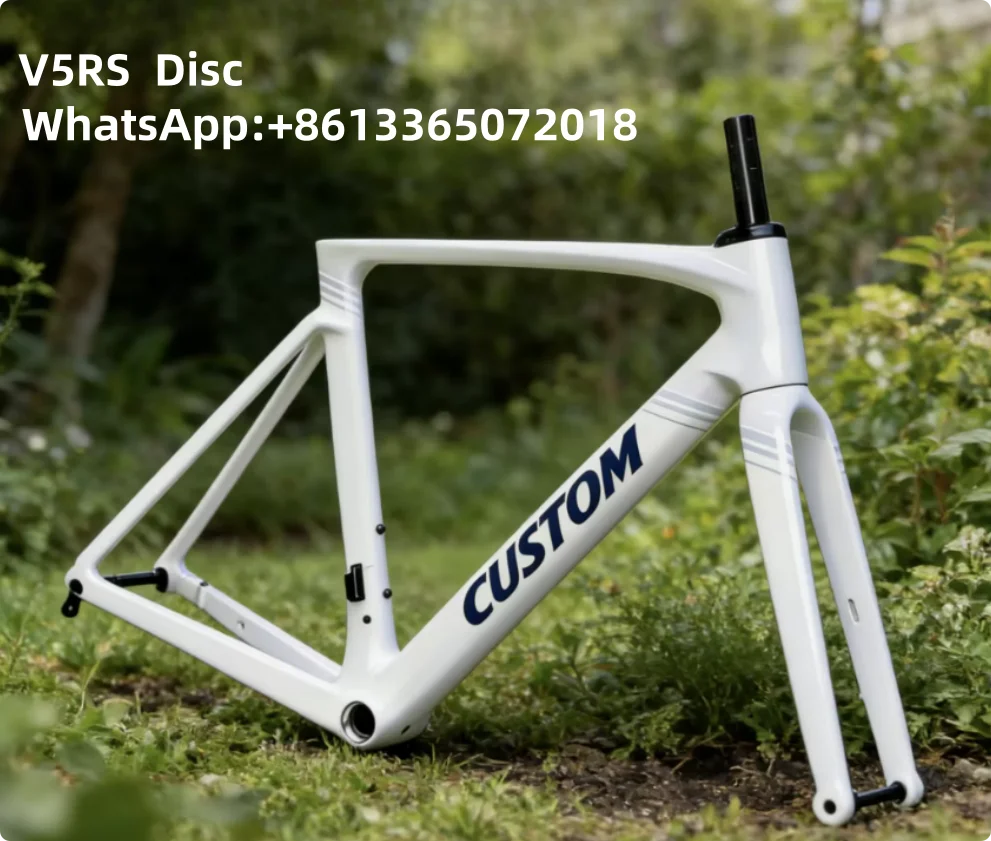 

New V5RS Carbon Road Bike Frame Disc Brake Full internal routing DI2 T1100 Racing Bicycle Frameset BSA Custom Painting DPD