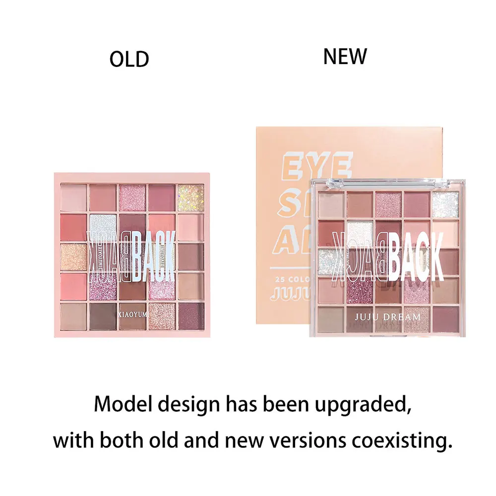 25색 럭키 아이섀도우 플레이트 어스 컬러 가을 겨울 순수 욕망 스타일 저포화 오렌지 브라운 아이섀도우 플레이트