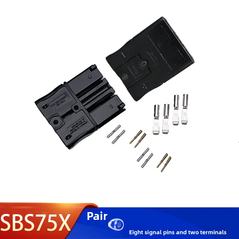 1PCS 75A Socket 600V SBS75X Bipolar Plug Lithium Battery Connection Plug For Electric Forklift Sightseeing Car