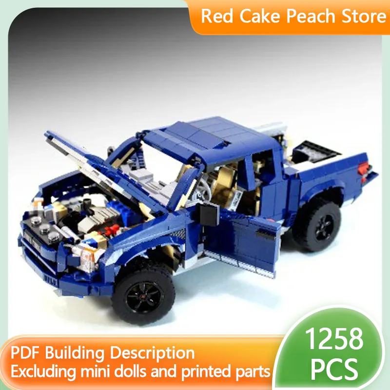 

Speed Champion Model MOC Building Brick Raptor Pickup Off-Road Vehicle Modular Technolog Assemble Children Suit Toy Gift Holiday
