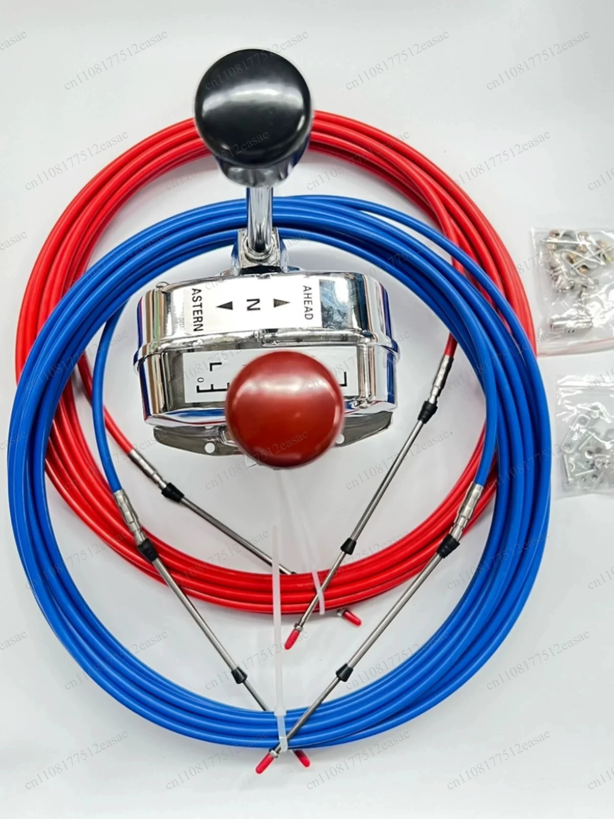Soft shaft gear universal throttle head dual handle controller external cable manipulator