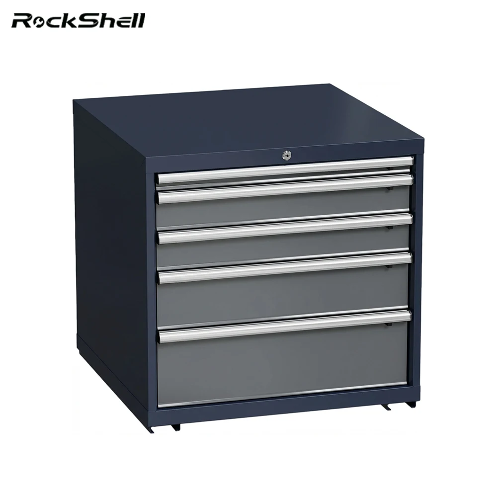 Modular Heavy Duty 5-Drawer Cold Rolled Steel Tool Cabinet 150kg Capacity CE Certified OEM/ODM/OBM Available