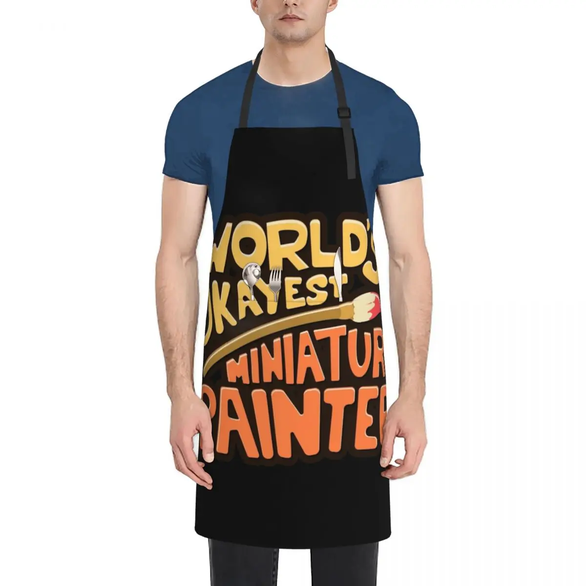 

Worlds Okayest Miniature Painter Apron Kitchen on the wall Kitchen For Men House Things For Home And Kitchen For Apron