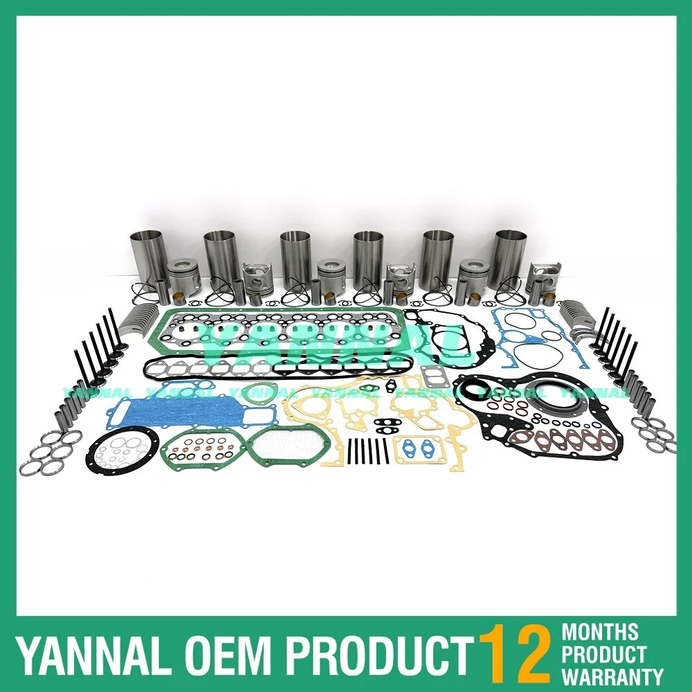 

Комплект для капитального ремонта Mitsubishi 6D34 6D34T с набором прокладок и подшипников