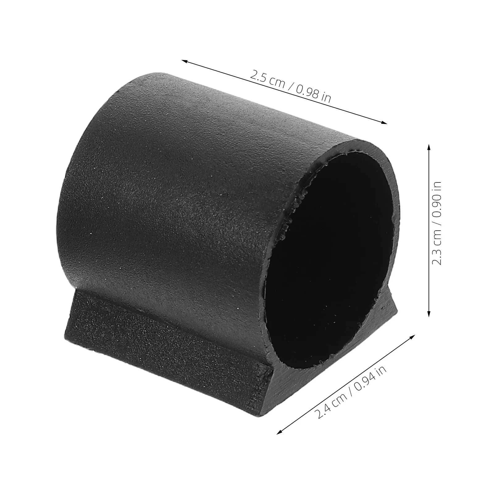 12 قطعة من واقي أرجل الكرسي القابل للطي: سدادات ثبات بلاستيكية سوداء للكراسي واقيات الأرضية قطع غيار أرجل الأثاث