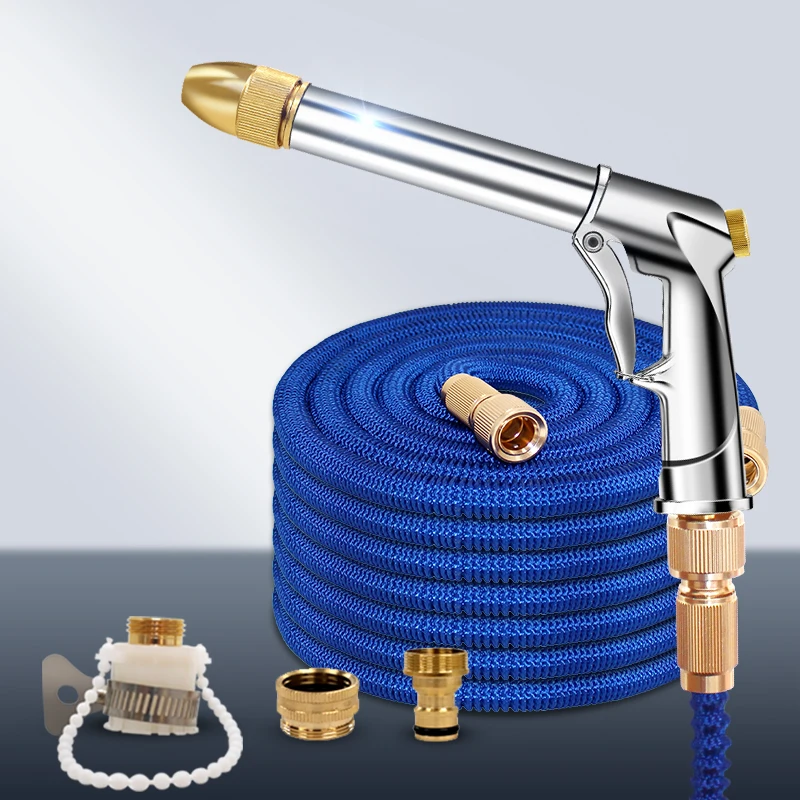 

Водяной пистолет высокого давления для мойки автомобилей, садовых домашних животных, регулируемые инструменты для чистки металла, вращающаяся насадка, телескопическая труба, распылитель MF