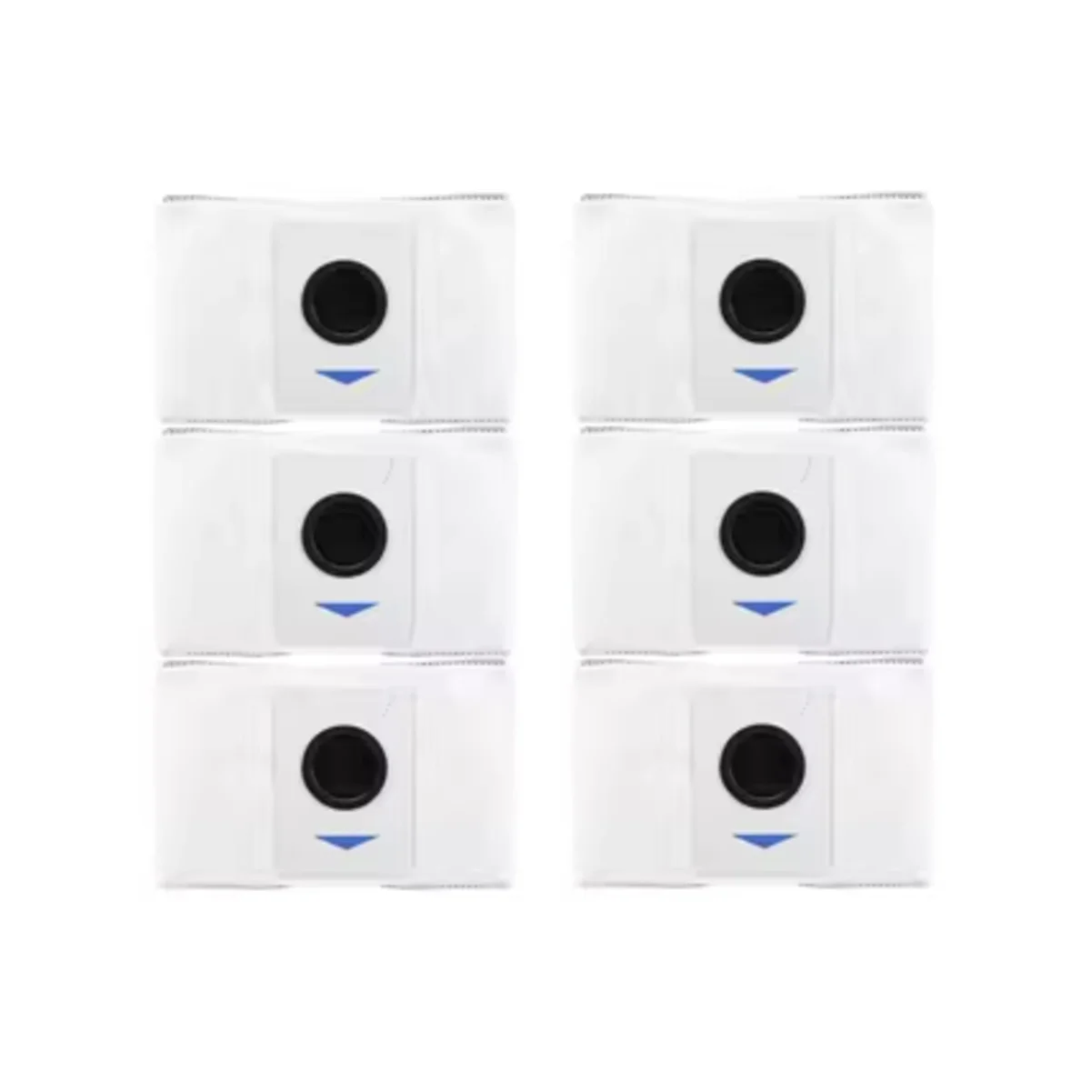 Sac à poussière pour Ecovacs Deebot T20/T20MAX/T20PRO/bronchOMSettlement/T10 Omni/Turbo, pièces de rechange pour aspirateur robot, 6 pièces