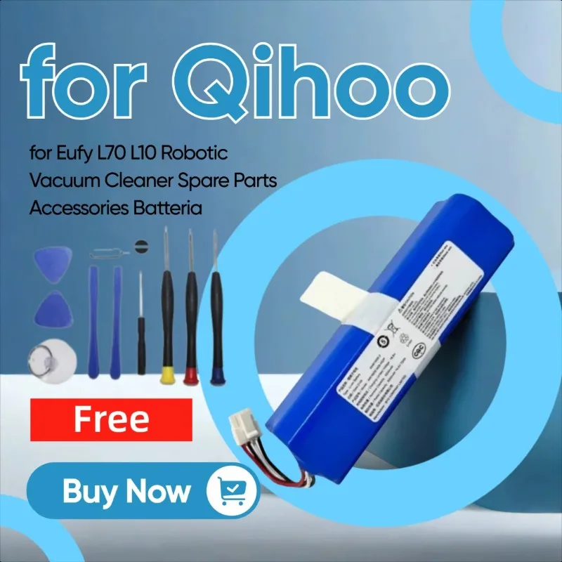 

Replacement Battery Pack 14.8V 5200mAh for Qihoo 360 S9 for Eufy L70 L10 Robotic Vacuum Cleaner Spare Parts Accessories Batteria