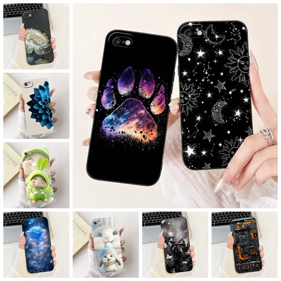 Чехол для iPhone 6 Plus A1522 A1524, чехол для iPhone 6 Plus, силиконовый чехол с милым котом, модные бабочки, цветы, любовь, окрашенный Чехол для iPhone 6 Plus A1522 A1524, чехол для iPhone 6 Plus, силиконовый чехол с милым котом, модные бабочки, цветы, любовь, окрашенный