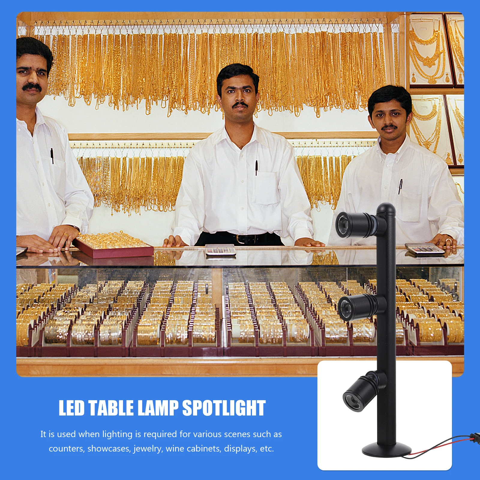 

Compact Led Spotlight For Indoor Display Durable Exhibition Lighting Tool Suitable For Gallery, Showcase Counter Use