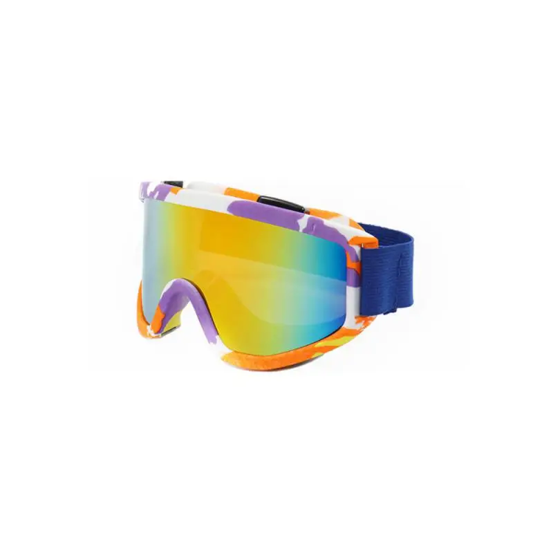 Doppels chicht Anti-Fog-Kletter-Ski brille für Männer Frauen im Freien großer Rahmen Anti-Wind-Sand bunte polarisierte Sport brille