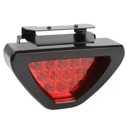 Universal Fog Lamp Triangle Car Brake Light Red Tail Light LED Flash Bulbs Warning Light