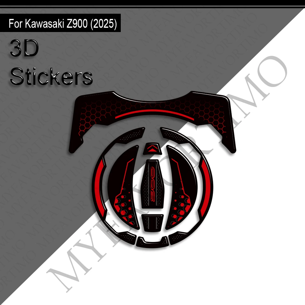Voor Kawasaki Z900 Z900 SE 2025 2026 Motorfiets Tank Pad Cap Gas Stookolie Kit Kuip Spatbord Covers Stickers Decals protector
