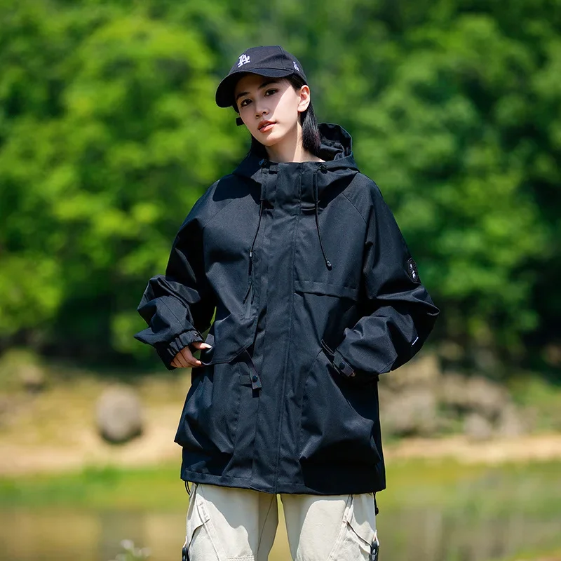 High Quality Spring Autumn New Outdoor Jacket Women's Men's Cargo Coats Large Size Windproof Waterproof Mountaineering Clothing