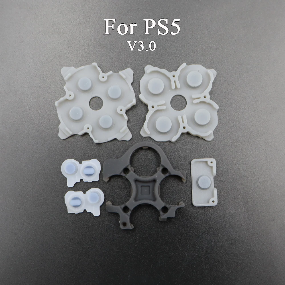 1 مجموعة منصات مطاطية موصلة لأزرار تحكم PS5 V1 V2 V3 الاتصال المطاط موصل سيليكون المطاط