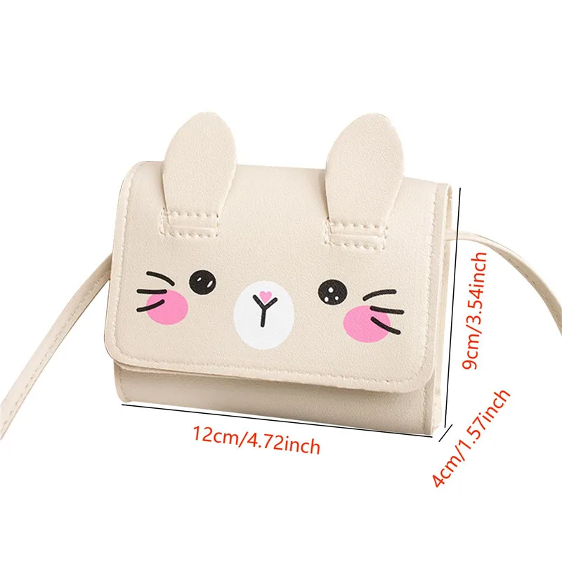 Children\'s Mini Handbags Fashion Princess Baby Girls PU Leather Small Shoulder Crossbody Bags Cute Kids Coin Purse Wallet