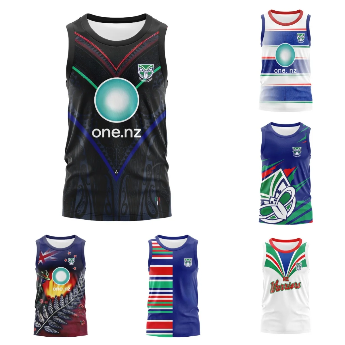 

VEST 2024 NEW ZEALAND WARRIORS MENS REPLICA INDIGENOUS JERSEY