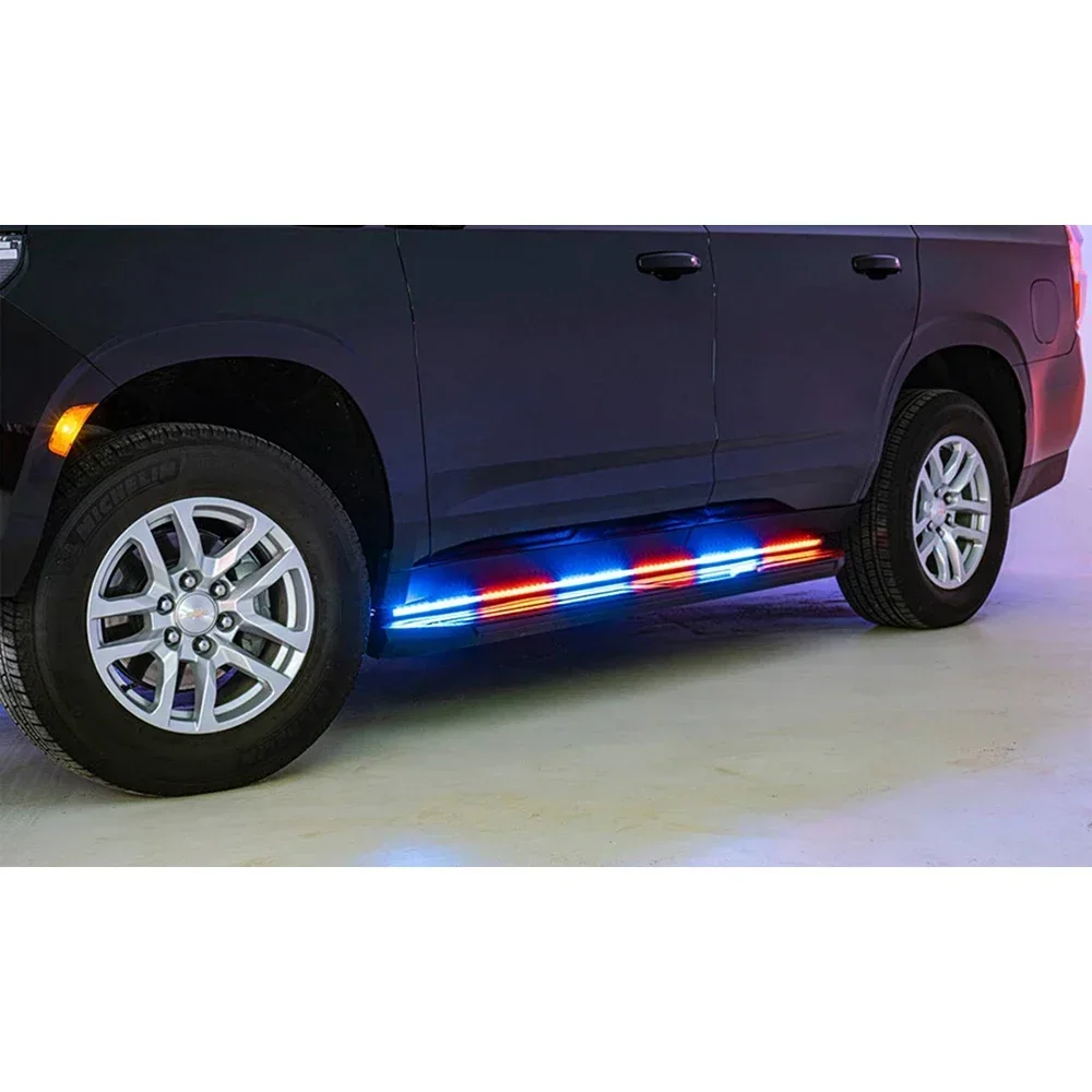 2026/2PCS 58 inch LED Emergency Strobe Running Board Lights for Trucks